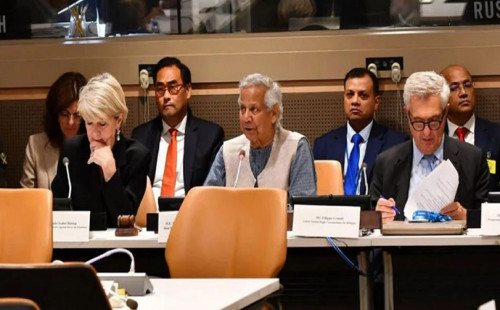 মিয়ানমারে বাস্তুচ্যুত হয়ে কক্সবাজারে আশ্রয় নেয়া রোহিঙ্গা সংকট নিয়ে জাতিসংঘে  তিন প্রস্তাব ড.ইউনুস। 