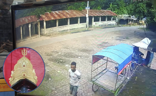 শ্যামনগরের কালী মন্দিরে নরেন্দ্র মোদির দেওয়া সোনার মুকুট চুরি 