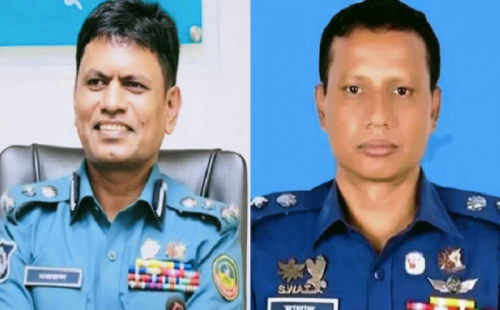 ডিআইজি মোল্যা নজরুল ইসলাম ও সিলেট জেলার সাবেক পুলিশ সুপার আব্দুল মান্নানকে সরকারি চাকরি থেকে সাময়িক বরখাস্ত 