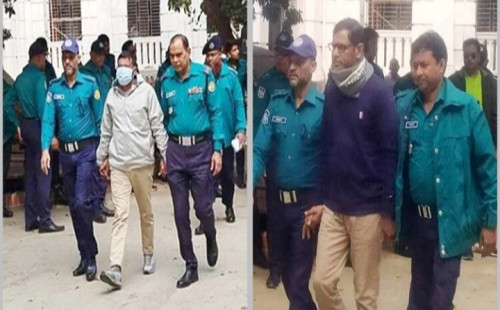 যাত্রাবাড়ীতে বৈষম্যবিরোধী আন্দোলনের গণহত্যা ওয়ারী জোনের সাবেক এসি তানজিল আহমেদ ও যাত্রাবাড়ী থানার সাবেক ওসি আবুল হাসানকে ট্রাইব্যুনালে হাজির 