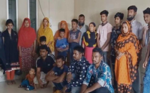 বিএসএফের পুশইন : বড়লেখা সীমান্তে আটক ৩৫ জন পরিবারের জিম্মায় 
