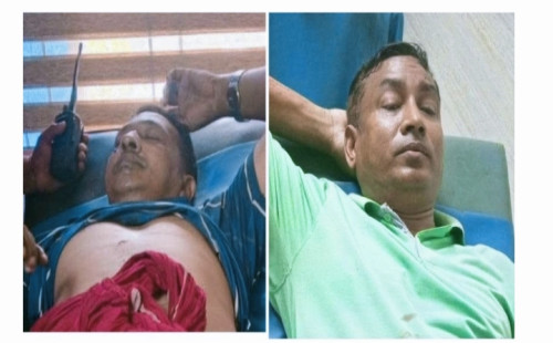 অপরাধী  ধরতে গিয়ে ছুরিকাঘাতে দুই পুলিশ সদস্য আহত 
