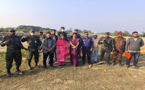 ঝালকাঠির কাঁঠালিয়ায় অবৈধ ইটভাটায় পরিবেশ অধিদপ্তরের অভিযান 