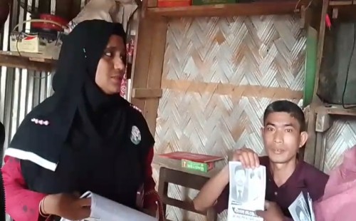 ৯নং ওয়ার্ডে 'ধানের শীষ' প্রতীকের সমর্থনে মহিলা দলের বিশাল প্রচারণা ও লিফলেট বিতরণ 