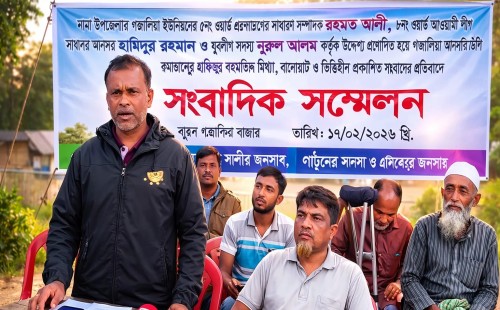 বান্দরবানের লামায় হিল ভিডিপি কমান্ডারদের নামে অভিযোগের বিরুদ্ধে সংবাদ সম্মেলন 