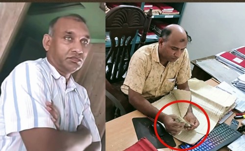 চাঁপাইনবাবগঞ্জে ঘুষের টাকা গুনছেন তহশিলদার: ভিডিও ভাইরাল, ক্ষোভ এলাকাবাসীর 