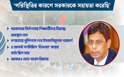 আন্দোলনে উসকানি : শহীদুল বললেন, ‘কথা বলার নির্দেশনা ছিল উপর থেকে’ 