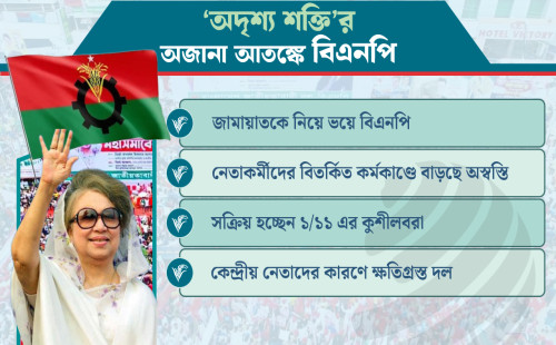 দৃশ্যমান প্রতিদ্বন্দ্বী না থাকলেও ‘অজানা আতঙ্ক’ বিএনপিতে 