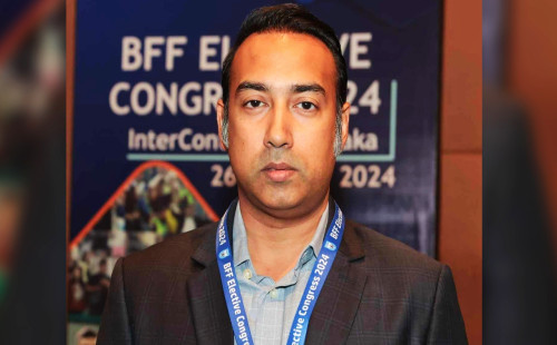 বাফুফের  সভাপতি পদে নির্বাচিত হয়েছেন 