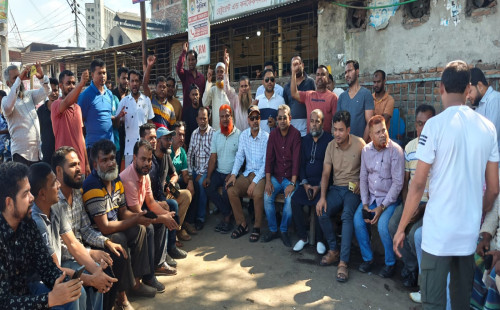 আ.লীগের সন্ত্রাস নৈরাজ্যের প্রতিবাদে  রাজধানীতে বিএনপির বিক্ষোভ। 