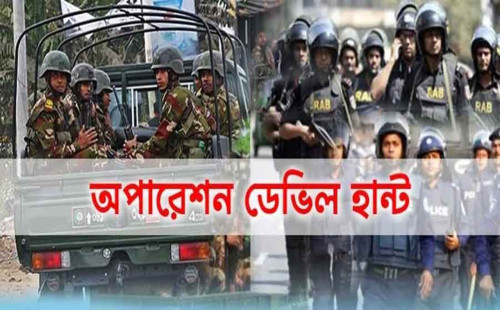 সারাদেশে গ্রেফতার ৪৯২ অপারেশন ডেভিল হান্টে 