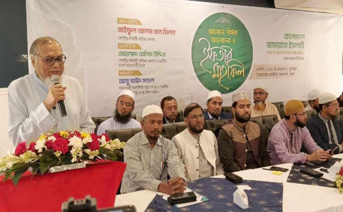 সংস্কার ছাড়া নির্বাচন নয় মন্তব্য করেছেন বাংলাদেশ জামায়াতে ইসলামীর নেতা সাইফুল আলম খান মিলন 