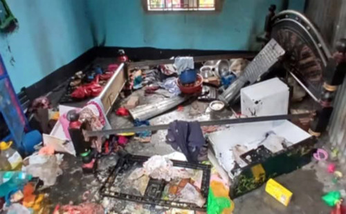 চাঁদপুরে লাইনের গ্যাস পাইপ লিকেজ থেকে বিস্ফোরণে ছয়জন দগ্ধ 