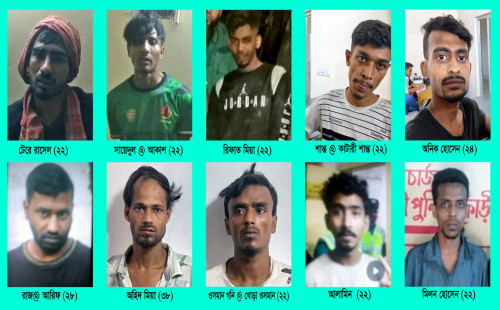 ত্রিশ এর অধিক  ছিনতাইকারী জেল হাজতে যার নৈপথ্য এএসআই মাহাবুল আলম 