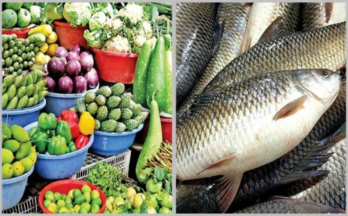 সবজি দাম চড়া, অস্বস্তি মাছের বাজারেও 