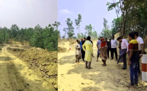 পাহাড় কাটার অভিযোগে কোয়ান্টাম  ফাউন্ডেশন কে  ৫৫ লাখ টাকা জরিমানা। 