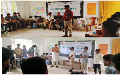 কক্সবাজারের বরইতলীতে সম্ভাব্য বিদেশগামীদের নিয়ে ওরিয়েন্টেশন অনুষ্ঠিত। 