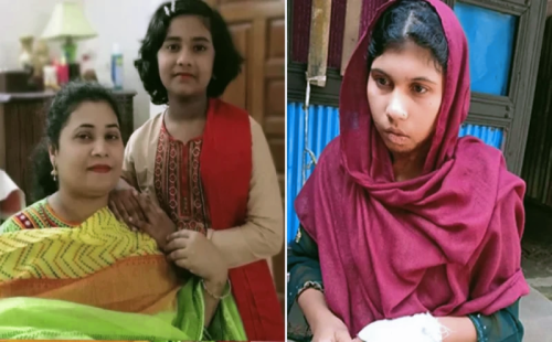 চাঞ্চল্যকর মা-মেয়েকে হত্যার  ঘটনায় গ্রেপ্তার গৃহকর্মী আয়েশা 